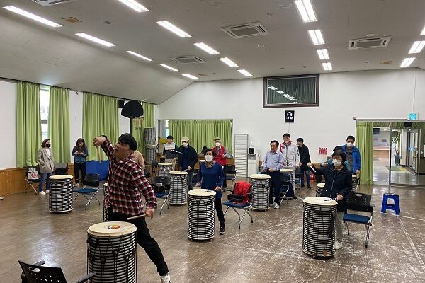 시각장애인 난타교실